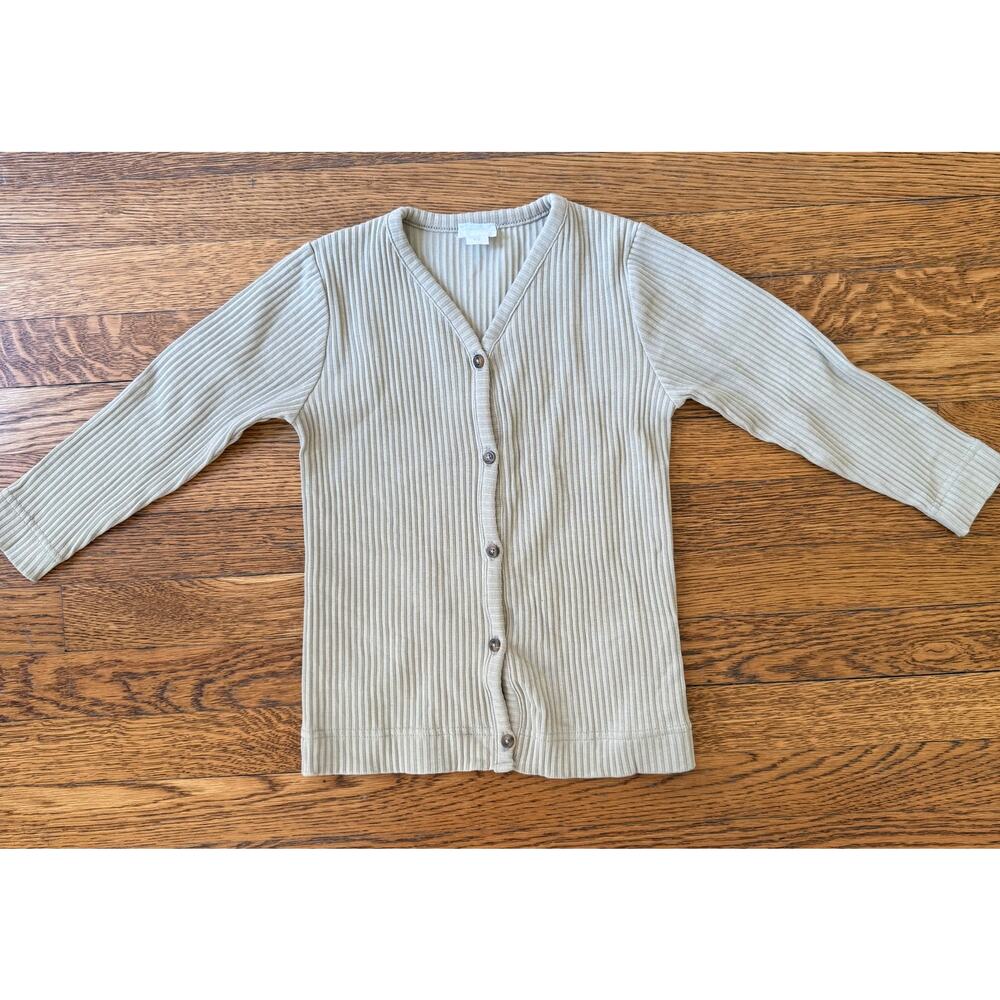 Jamie Kay Girls' Taupe Button Sweater Size 4